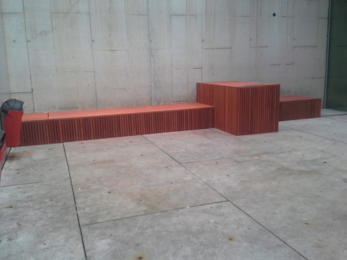 Houten Zitbank Padouk Turnhout