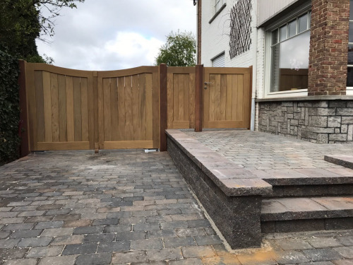 Afrormosia Poort Eindhout
