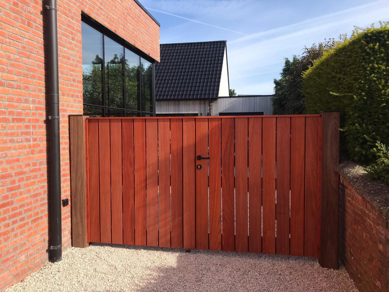 Houten Poort Padouk