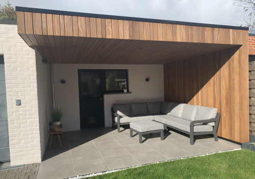 Houten Terrasoverkapping Vosselaar