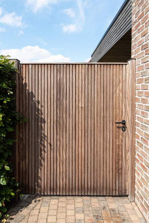 Moderne Poort Hout