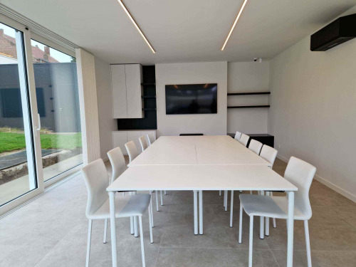 Tuinkantoor Strak Wit Trespa 1 5