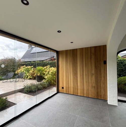 Landelijke Tuinkamer Met Glas
