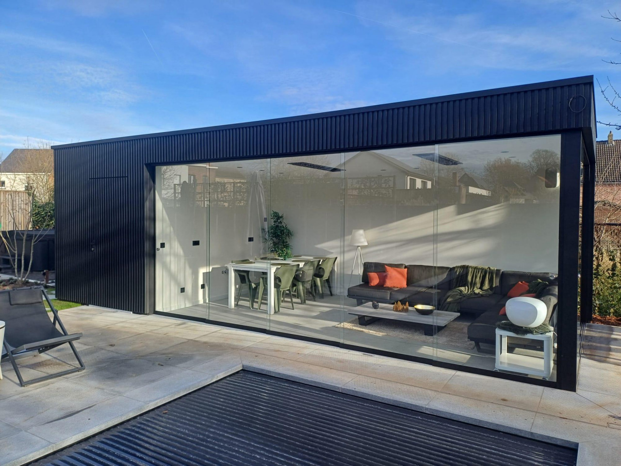 Modern Bijgebouw Met Mato Aluminium Profiel 9