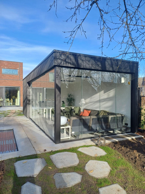 Modern Bijgebouw Met Mato Aluminium Profiel 10