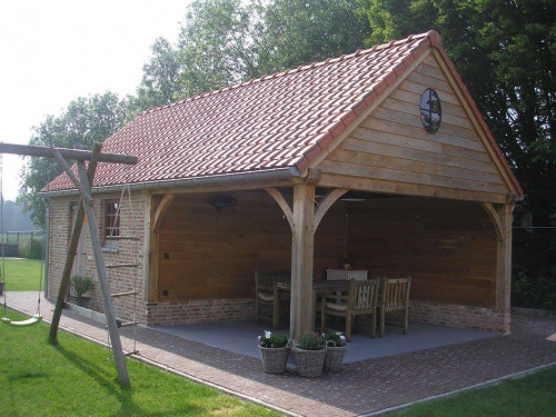 Modern Eiken Bijgebouw