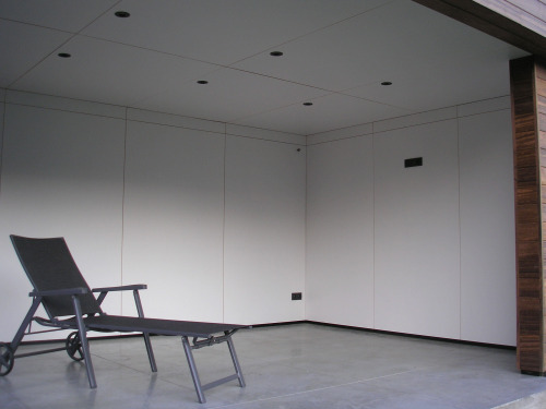 Modern Bijgebouw Interieur Zitruimte