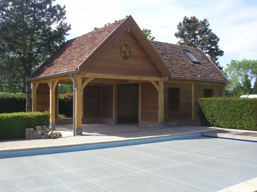 Rustiek Eiken Poolhouse