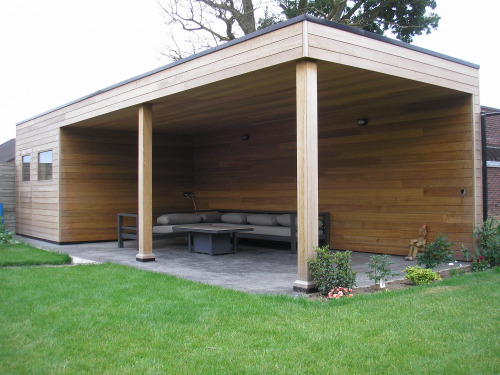 Bijgebouw Met Zitruimte
