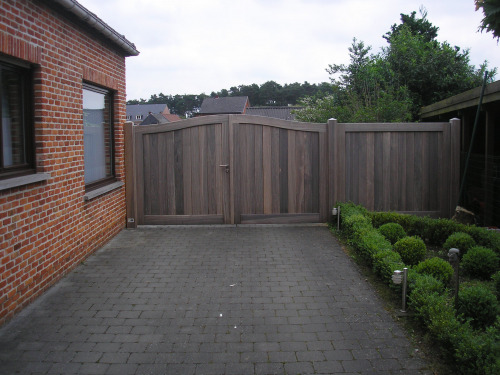Klassieke Houten Poort Vorselaar Model 4