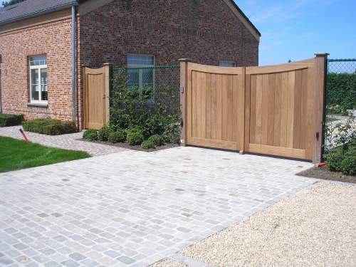 Dubbele En Enkel Poort